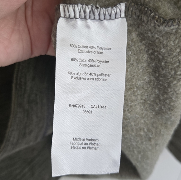 Motherhood Nursing  Olive Cowl Neck Sweater-Size M - Picture 3 of 7